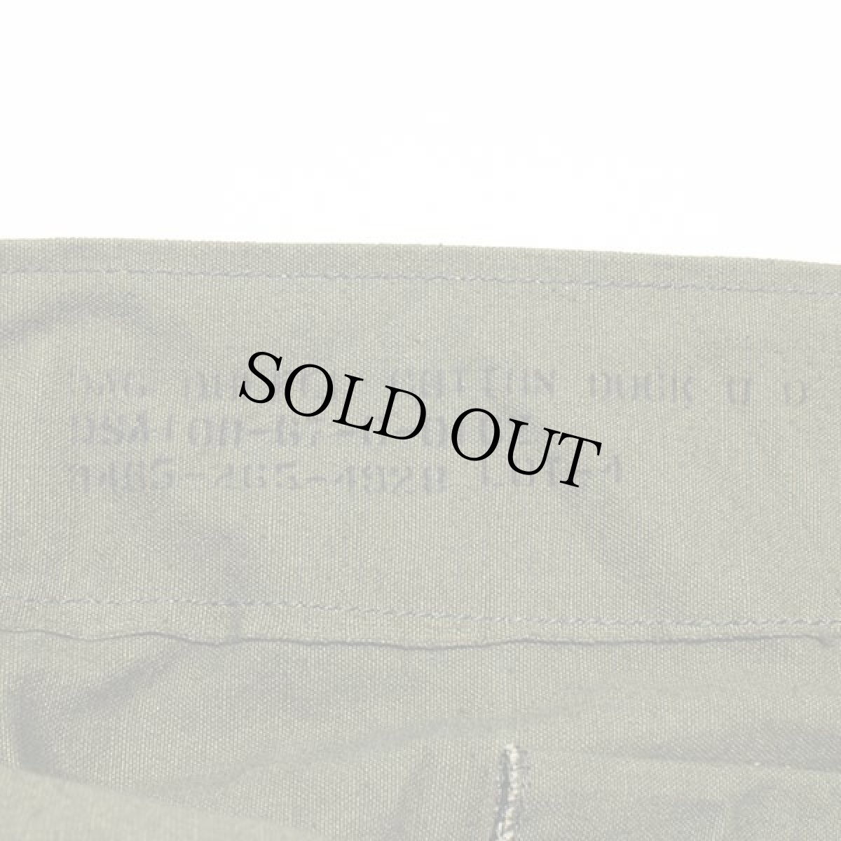 画像4: 60s 米軍 US ステンシル キャンバス ダッフルバッグ オリーブドラブ (4)