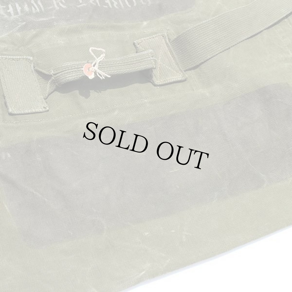 画像8: 60s 米軍 US ステンシル キャンバス ダッフルバッグ オリーブドラブ (8)