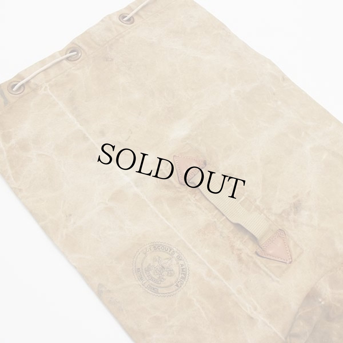 画像3: 50s BSA ボーイスカウト キャンバス ダッフルバッグ カーキ (3)