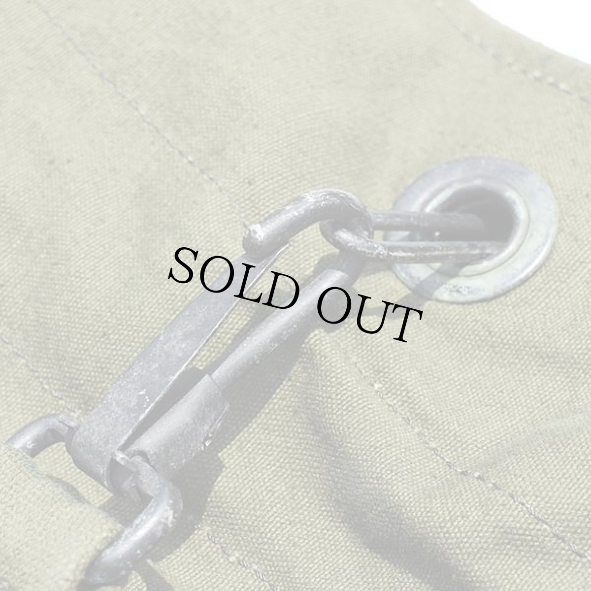 画像5: 60s 米軍 US ステンシル キャンバス ダッフルバッグ オリーブドラブ (5)