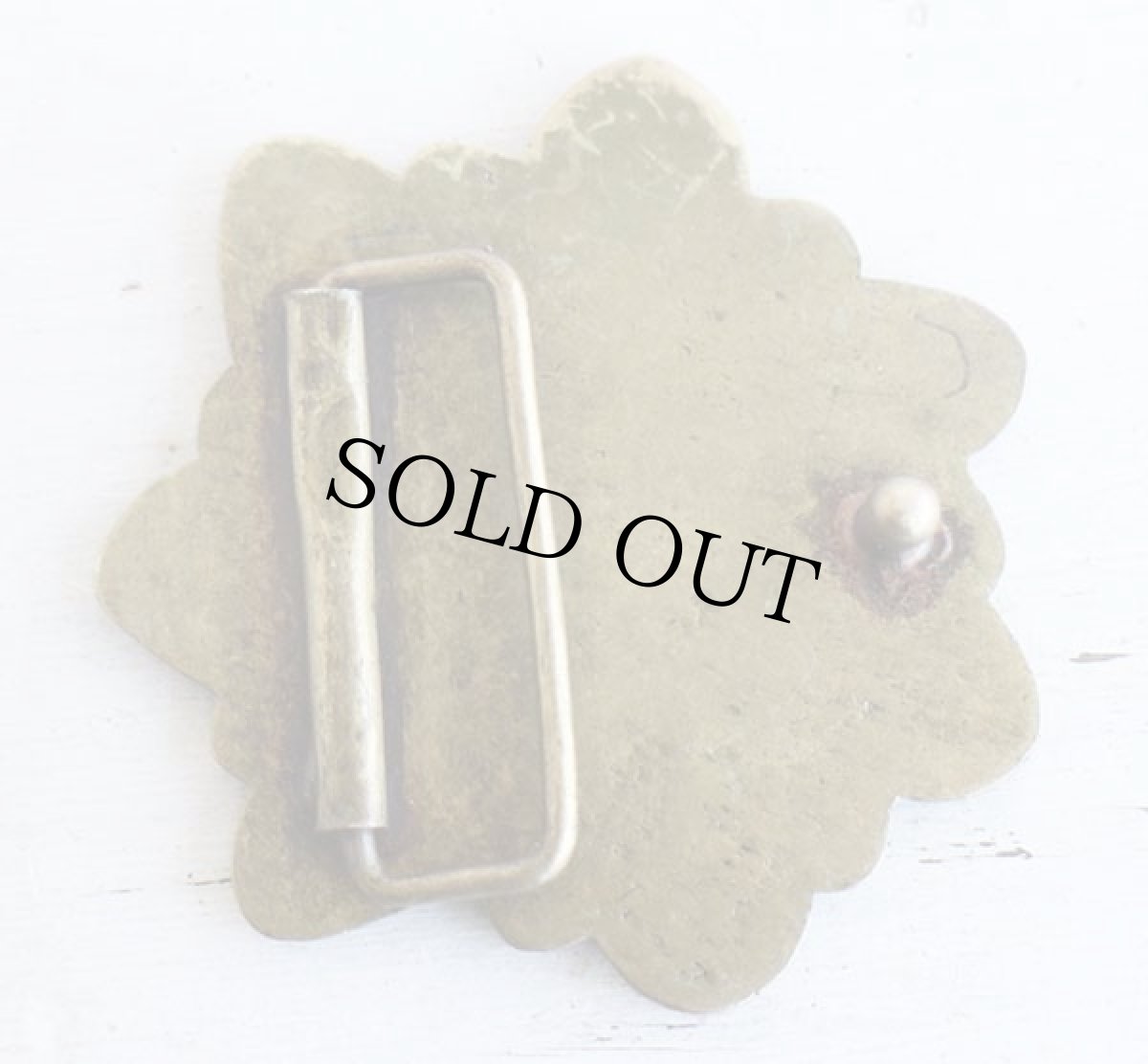 画像2: フラワー バックル★ベルト (2)