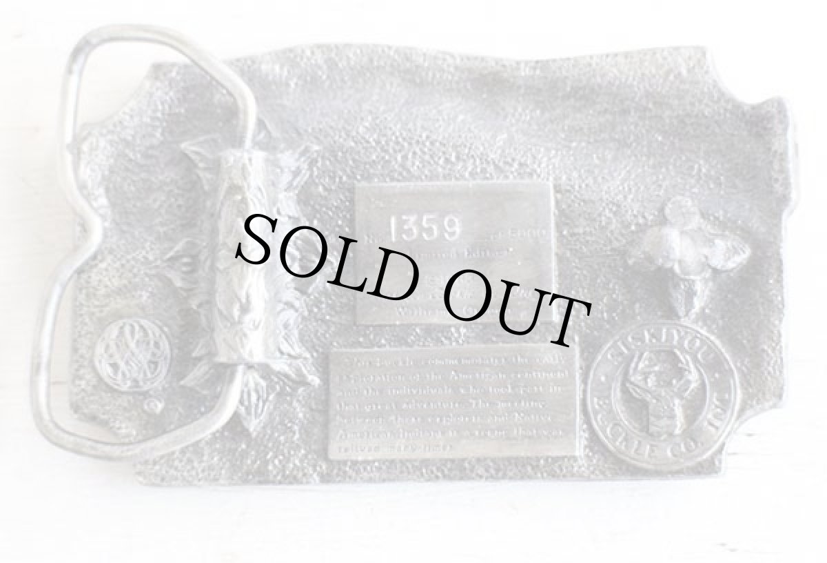 画像2: 80s AMERICAN HISTORICAL バックル★ベルト (2)