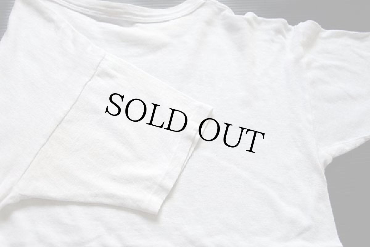 画像5: 70s WILTON PURDUE UNIVERSITY ALL-AMERICAN MARCHING BAND 染み込みプリント コットンTシャツ 白 L (5)