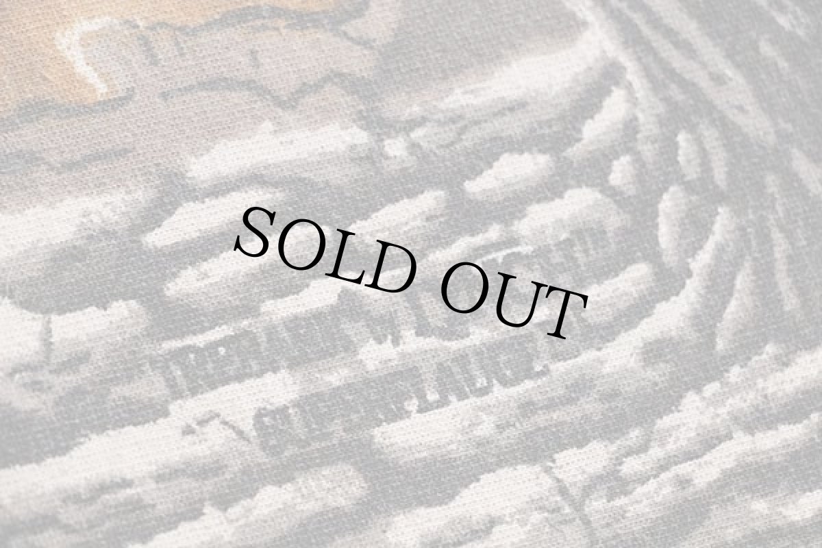 画像4: 90s USA製 JERZEES Outdoors モックネック SUPERFLAUGE リアルツリーカモ コットン ポケット付き 長袖Tシャツ L (4)