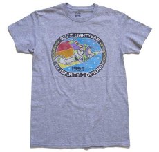 画像2: DISNEYディズニー PIXAR TOY STORYトイストーリー BUZZ LIGHTYEARバズライトイヤー 1995 Tシャツ 杢グレー S (2)