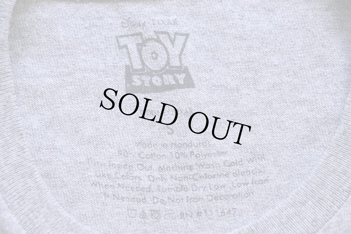 画像3: DISNEYディズニー PIXAR TOY STORYトイストーリー BUZZ LIGHTYEARバズライトイヤー 1995 Tシャツ 杢グレー S (3)