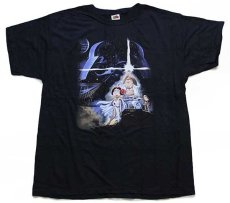 画像2: デッドストック★00s FOX Family Guyファミリーガイ STAR WARSスターウォーズ コットンTシャツ 黒 XL (2)