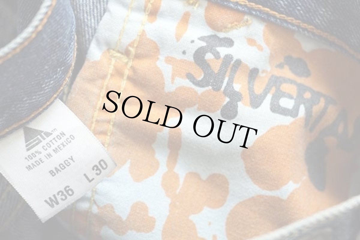 画像5: 00s メキシコ製 Levi'sリーバイス SILVERTABシルバータブ BAGGY デニムパンツ w36 L30 (5)