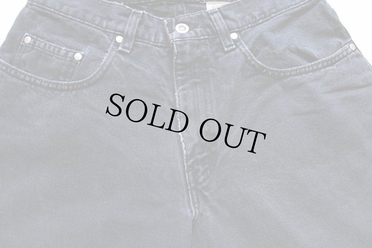 画像4: 90s USA製 Levi'sリーバイス silverTabシルバータブ BAGGY カラーデニムパンツ 後染め 紺 w30 L32 (4)