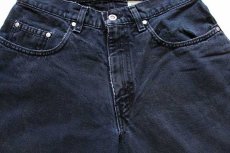 画像4: 90s USA製 Levi'sリーバイス silverTabシルバータブ BAGGY カラーデニムパンツ 後染め 紺 w30 L32 (4)