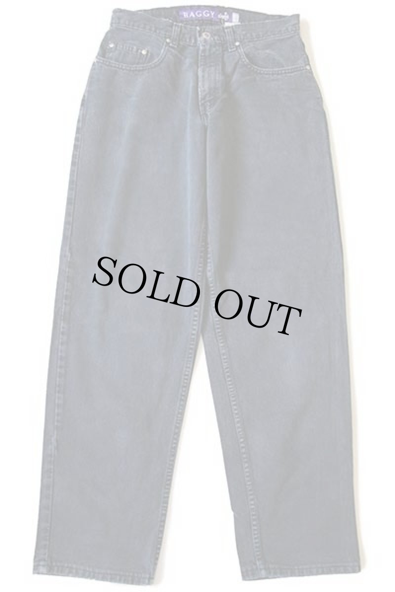 画像2: 90s USA製 Levi'sリーバイス silverTabシルバータブ BAGGY カラーデニムパンツ 後染め 紺 w30 L32 (2)