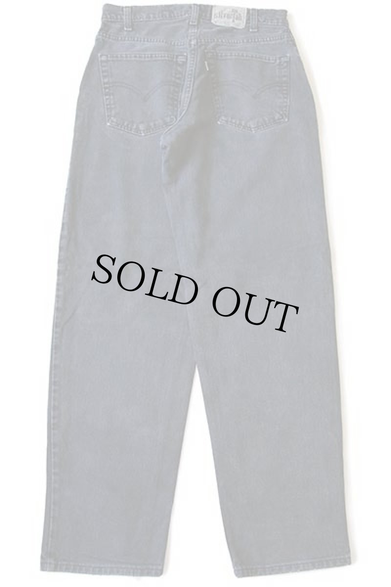 画像3: 90s USA製 Levi'sリーバイス silverTabシルバータブ BAGGY カラーデニムパンツ 後染め 紺 w30 L32 (3)