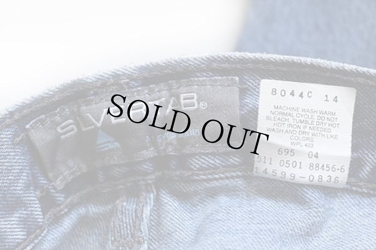 画像5: 00s USA製 Levi'sリーバイス SILVERTABシルバータブ BAGGY FIT デニムパンツ w38 L38 (5)