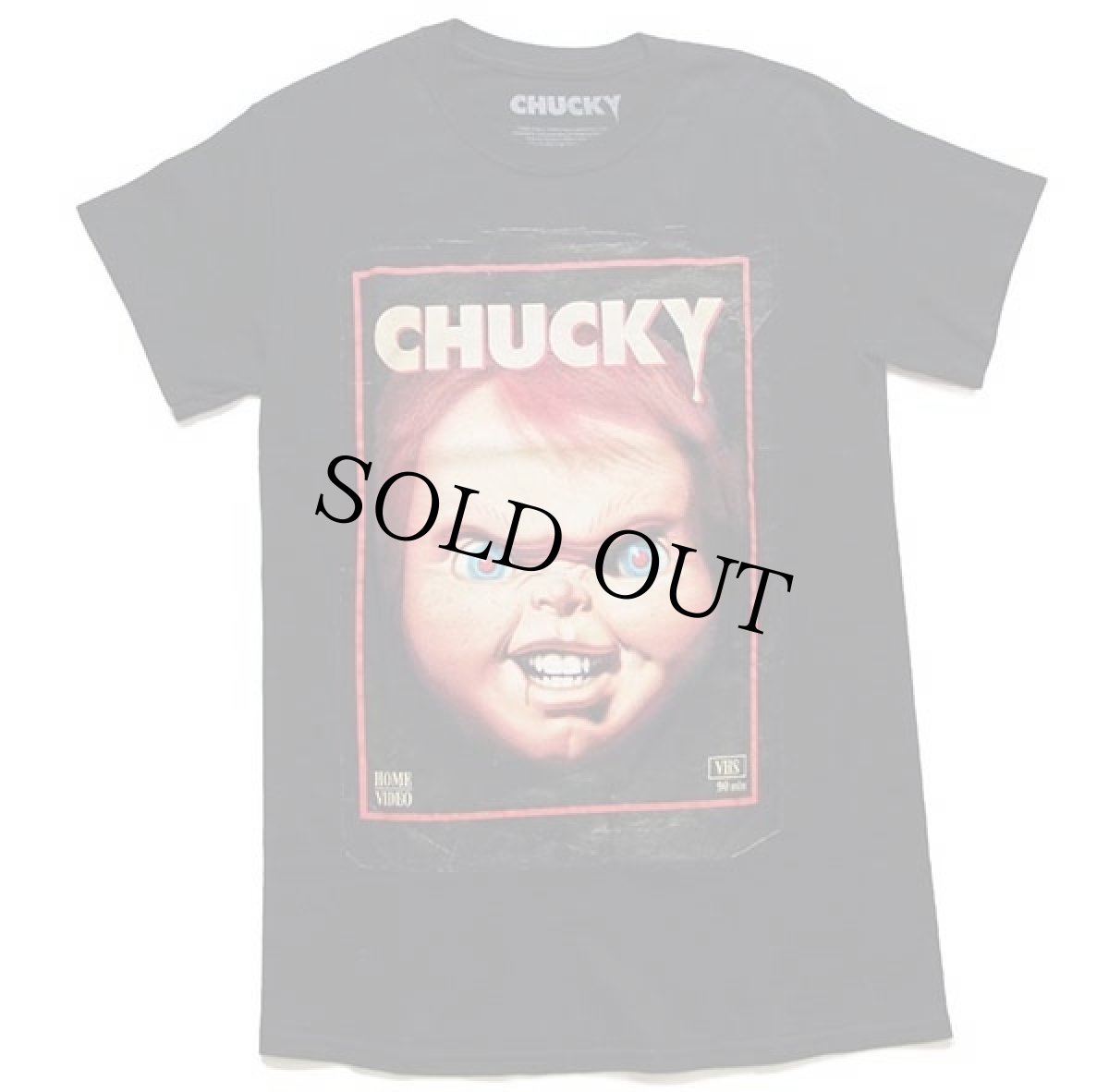 画像2: 00s Child's Playチャイルドプレイ CHUCKYチャッキー コットンTシャツ 黒 S (2)