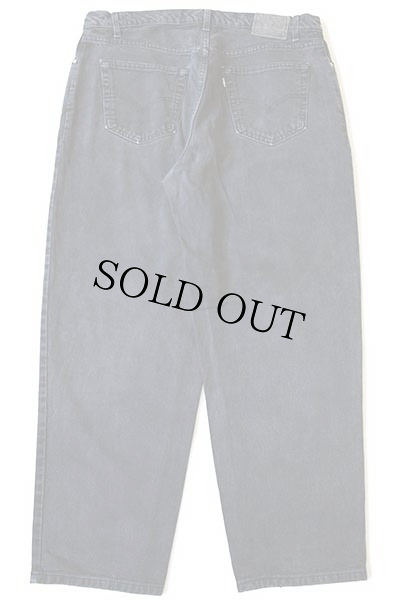 画像3: 90s Levi'sリーバイス silverTabシルバータブ loose ブラック デニムパンツ 後染め w38 L30 (3)