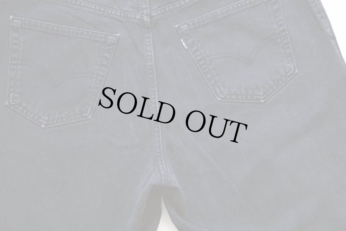 画像5: 90s Levi'sリーバイス silverTabシルバータブ loose ブラック デニムパンツ 後染め w38 L30 (5)