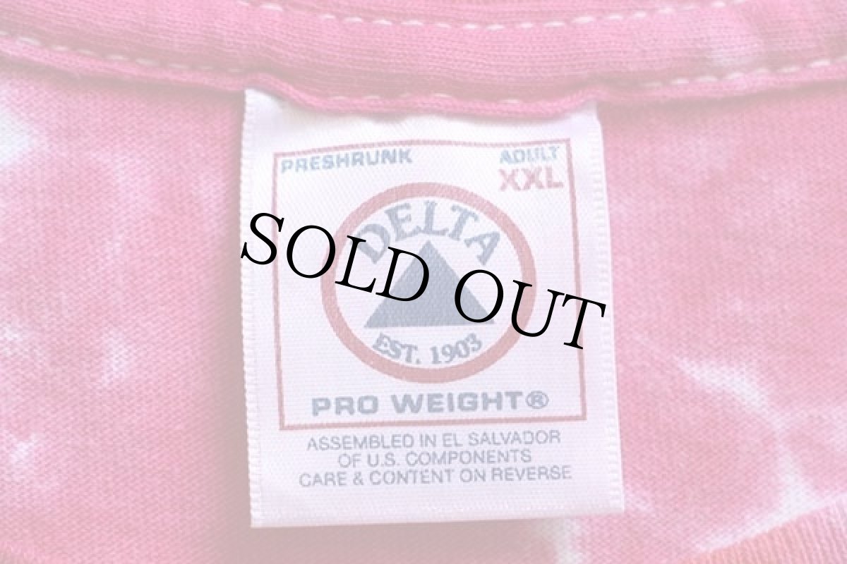 画像4: 00s LOVE BUG ビートル てんとう虫 ハート フラワー ピースマーク タイダイ染め コットンTシャツ XXL (4)