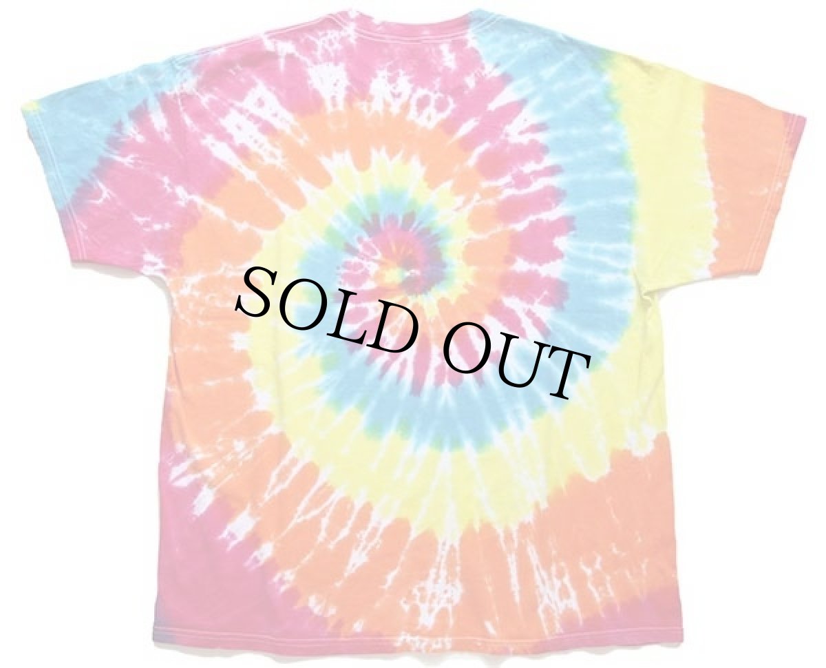 画像3: 00s LOVE BUG ビートル てんとう虫 ハート フラワー ピースマーク タイダイ染め コットンTシャツ XXL (3)