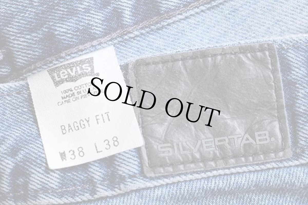 画像4: 00s USA製 Levi'sリーバイス SILVERTABシルバータブ BAGGY FIT デニムパンツ w38 L38 (4)