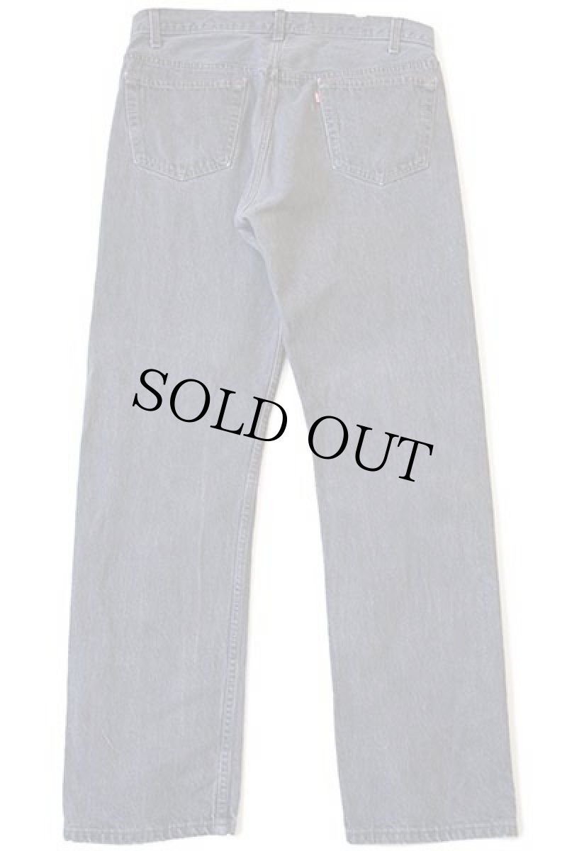 画像3: 80s USA製 Levi'sリーバイス 501 先染め ブラック デニムパンツ w36 L32 (3)