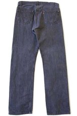 画像3: 80s USA製 Levi'sリーバイス 501 先染め ブラック デニムパンツ w36 L32 (3)