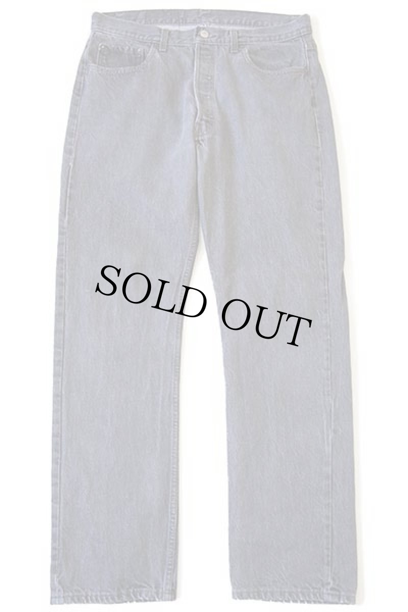 画像2: 80s USA製 Levi'sリーバイス 501 先染め ブラック デニムパンツ w36 L32 (2)