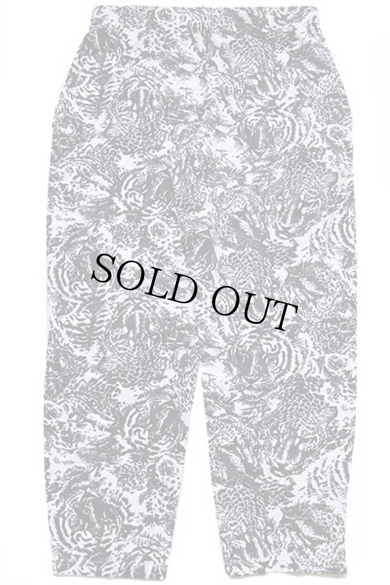 画像3: 90s USA製 ZUBAZ タイガー&レオパード 総柄 イージーパンツ S (3)