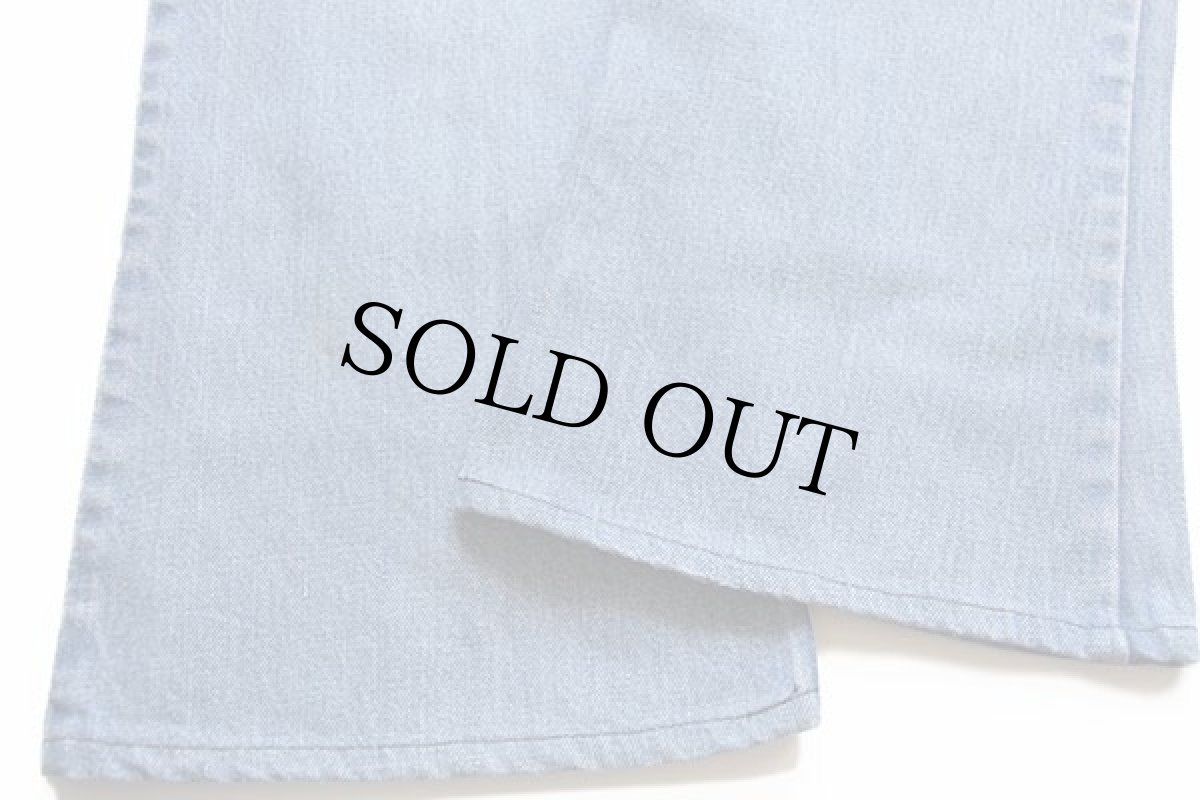 画像7: 70s USA製 Levi'sリーバイス 646 デニムパンツ w33★ベルボトム (7)