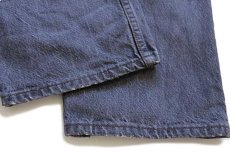 画像8: 80s USA製 Levi'sリーバイス 501 先染め ブラック デニムパンツ w36 L32 (8)