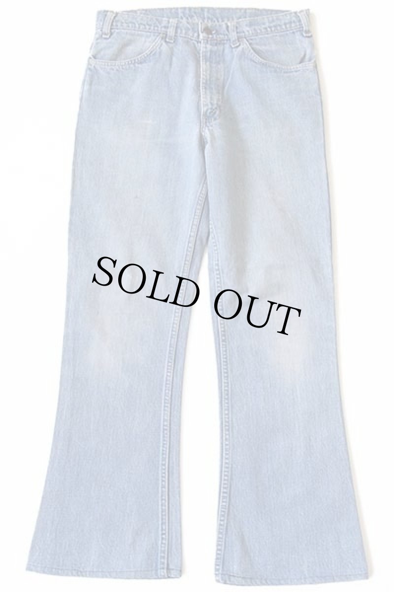 画像2: 70s USA製 Levi'sリーバイス 646 デニムパンツ w33★ベルボトム (2)