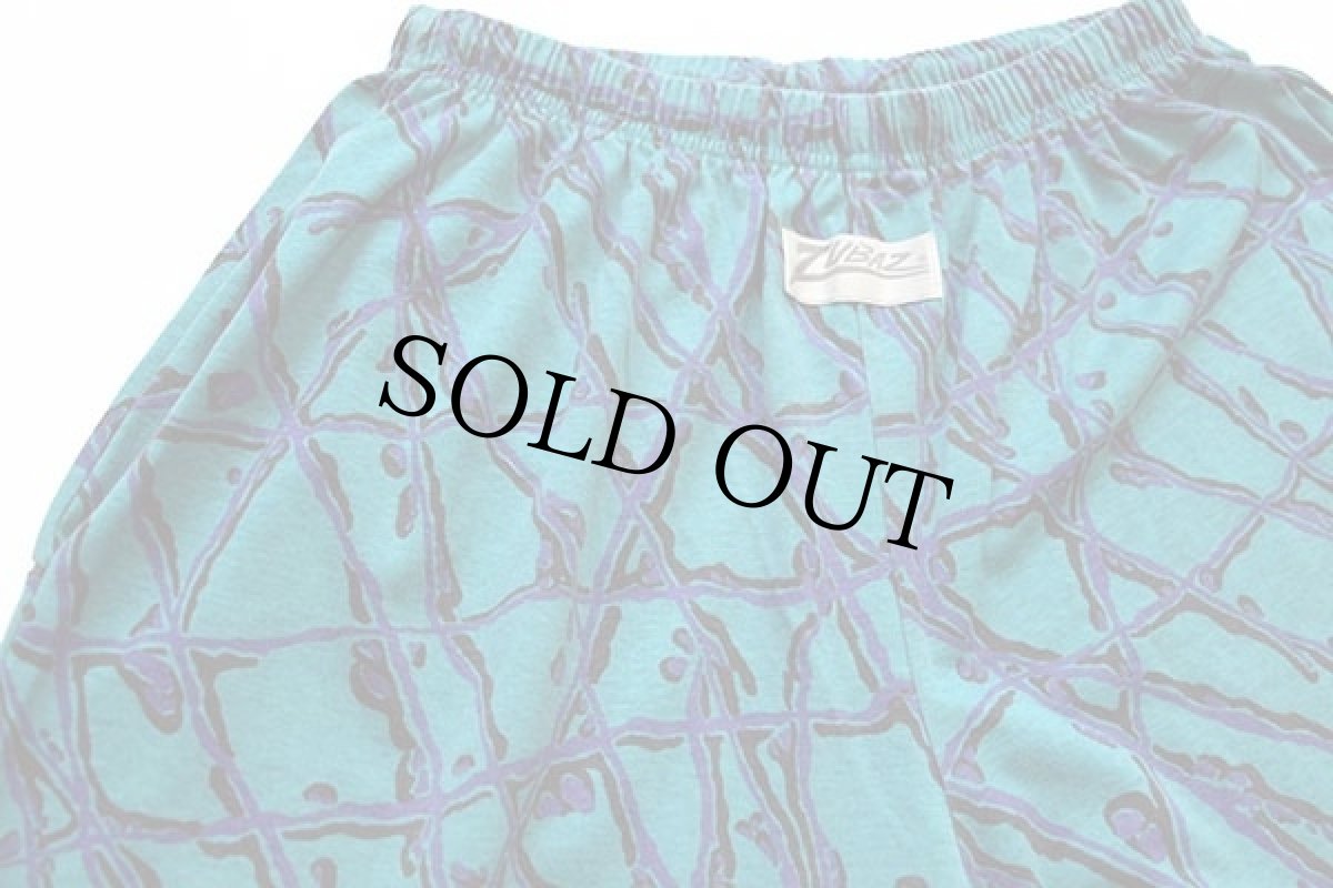 画像4: 90s USA製 ZUBAZ 総柄 イージーパンツ M (4)