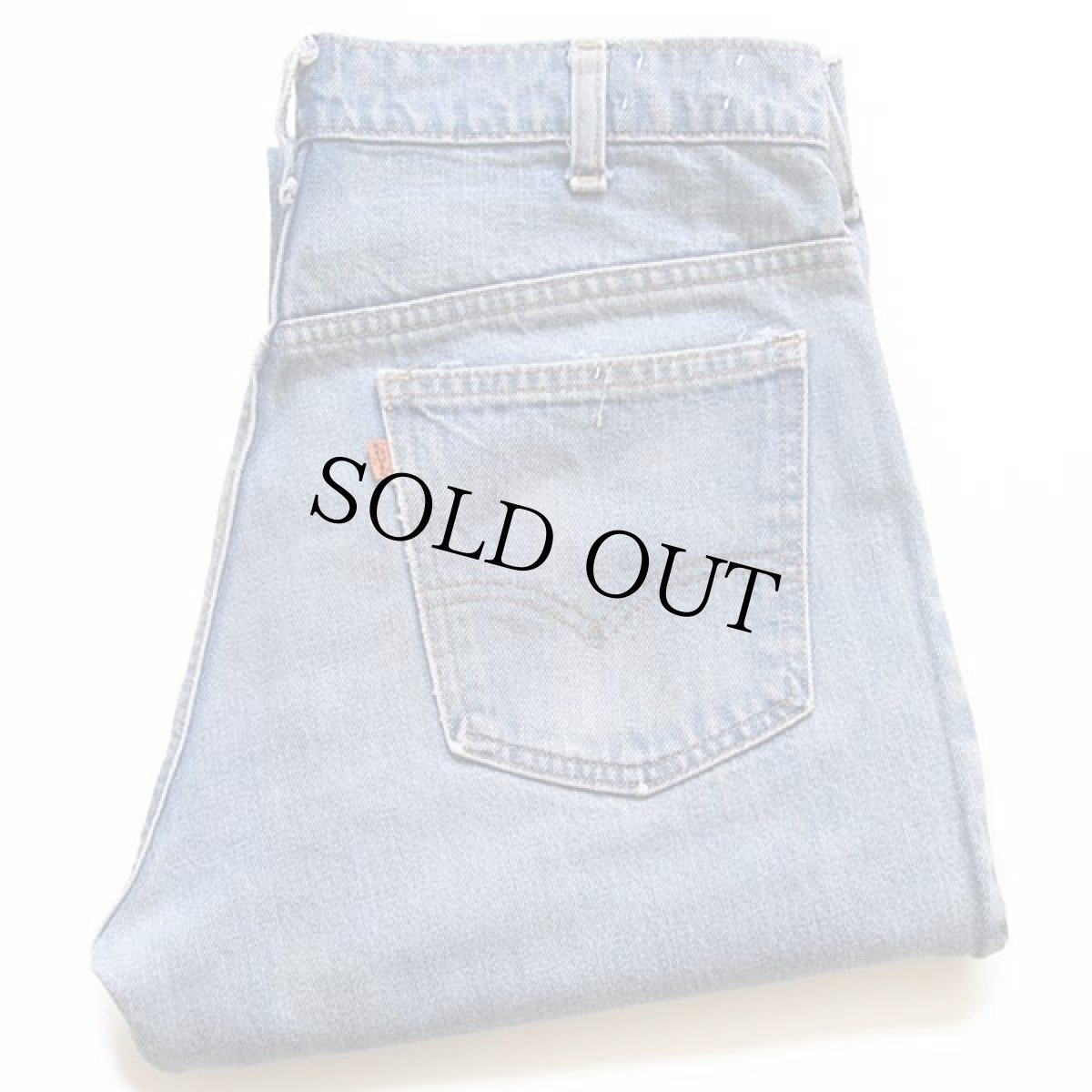 画像1: 70s USA製 Levi'sリーバイス 646 デニムパンツ w33★ベルボトム (1)
