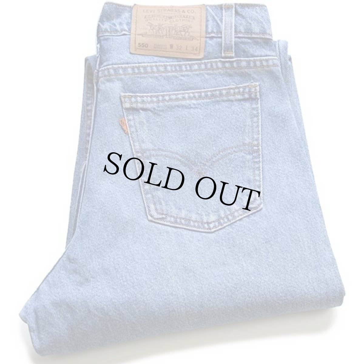 画像1: 90s USA製 Levi'sリーバイス 550 デニムパンツ w32 L34★06 (1)