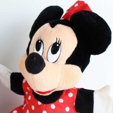 画像6: 90s MATTEL Disneyディズニー ミッキー&ミニー マウス ハンドパペット ドール 2体セット★ぬいぐるみ (6)