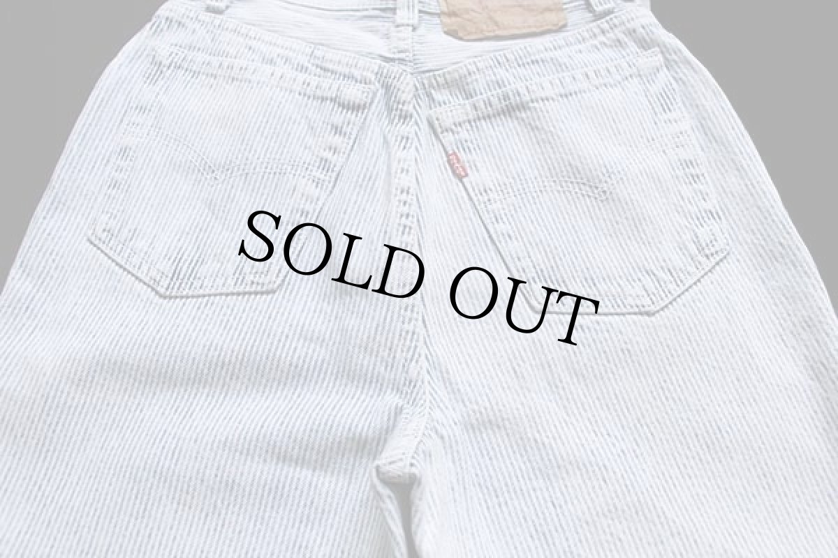 画像5: 80s USA製 Levi'sリーバイス 17501 ヒッコリー ストライプ デニムパンツ 5 (5)