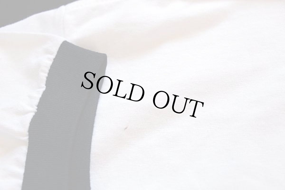 画像4: デッドストック★00s グリーンジャイアント リトルスプラウト コットン リンガーTシャツ 白×黒 L (4)