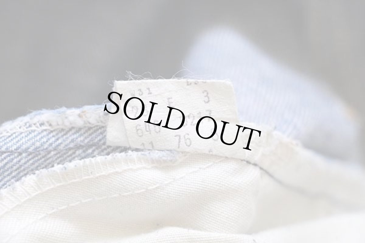 画像5: 70s USA製 Levi'sリーバイス 646 デニムパンツ w31 L33★ベルボトム (5)