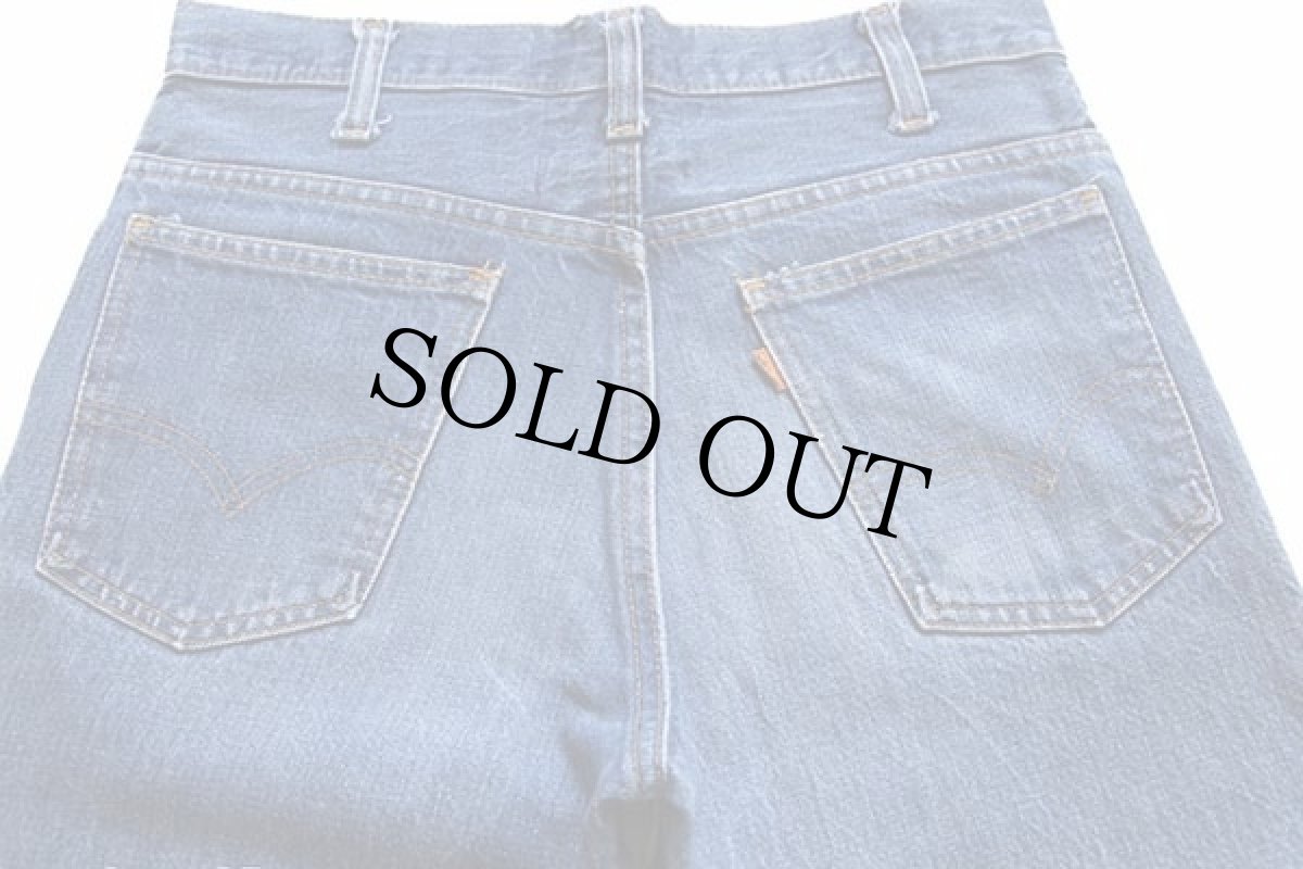 画像4: 70s USA製 Levi'sリーバイス 646 デニムパンツ w31 L33★ベルボトム (4)