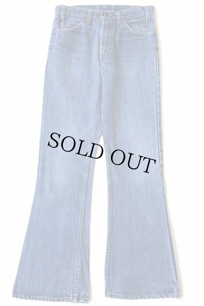 画像2: 70s USA製 Levi'sリーバイス 646 デニムパンツ w31 L33★ベルボトム (2)
