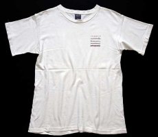 画像2: 90s USA製 patagoniaパタゴニア support sustainable forestry オーガニックコットンTシャツ 生成り S (2)