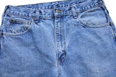 画像4: 00s USA製 carharttカーハート デニムパンツ w34 L30 (4)