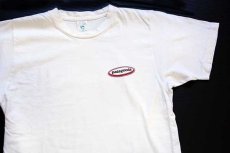 画像1: 90s トルコ製 patagoniaパタゴニア Beneficial T's オーバル ロゴ オーガニックコットンTシャツ 生成り XS (1)