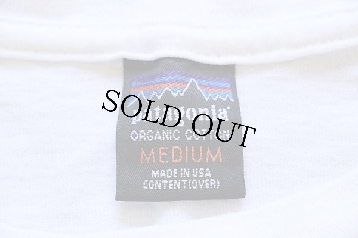 画像5: 90s USA製 patagoniaパタゴニア レラサン サーフ オーガニックコットンTシャツ 白 M (5)