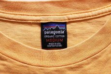 画像5: 90s USA製 patagoniaパタゴニア マウンテンウェーブ オーガニックコットンTシャツ オレンジ M (5)