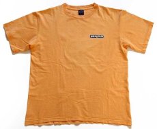 画像2: 90s USA製 patagoniaパタゴニア マウンテンウェーブ オーガニックコットンTシャツ オレンジ M (2)