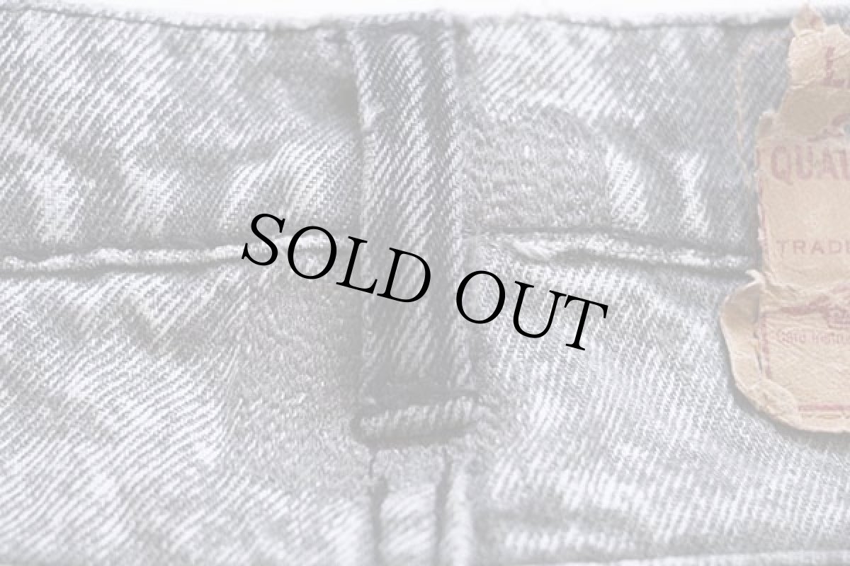 画像7: 80s USA製 Levi'sリーバイス 505 ケミカルウォッシュ ブラック デニムパンツ w33 L34★アシッド (7)