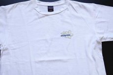 画像1: 90s USA製 patagoniaパタゴニア レラサン サーフ オーガニックコットンTシャツ 白 M (1)