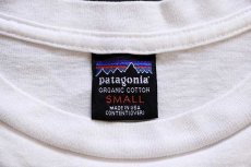 画像4: 90s USA製 patagoniaパタゴニア カヤック 両面プリント オーガニックコットンTシャツ 白 S (4)