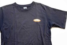 画像3: 90s USA製 patagoniaパタゴニア Beneficial T's オーバルロゴ オーガニックコットンTシャツ チャコールグレー フェード S (3)