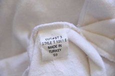 画像6: 90s トルコ製 patagoniaパタゴニア Beneficial T's オーバルロゴ オーガニックコットンTシャツ 生成り XS (6)